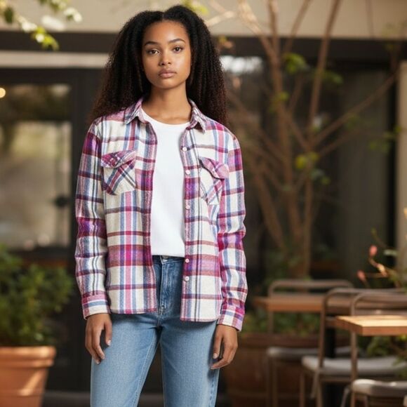 Woolrich Tops - Woolrich Multicolor Plaid Button Down Shirt – 100% Cotton – Size Small